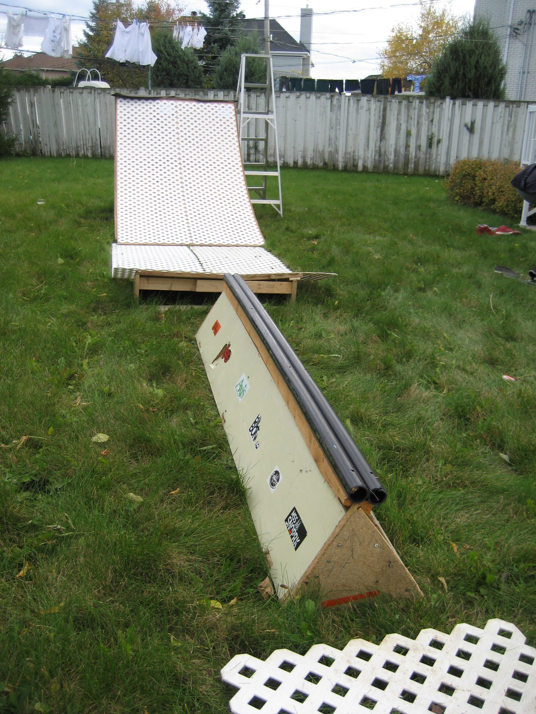 Backyard summer setup