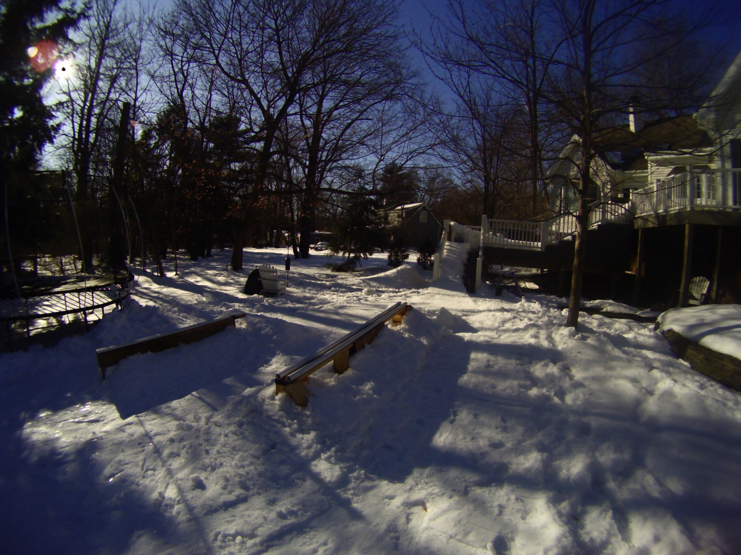 Backyard Winter Setup