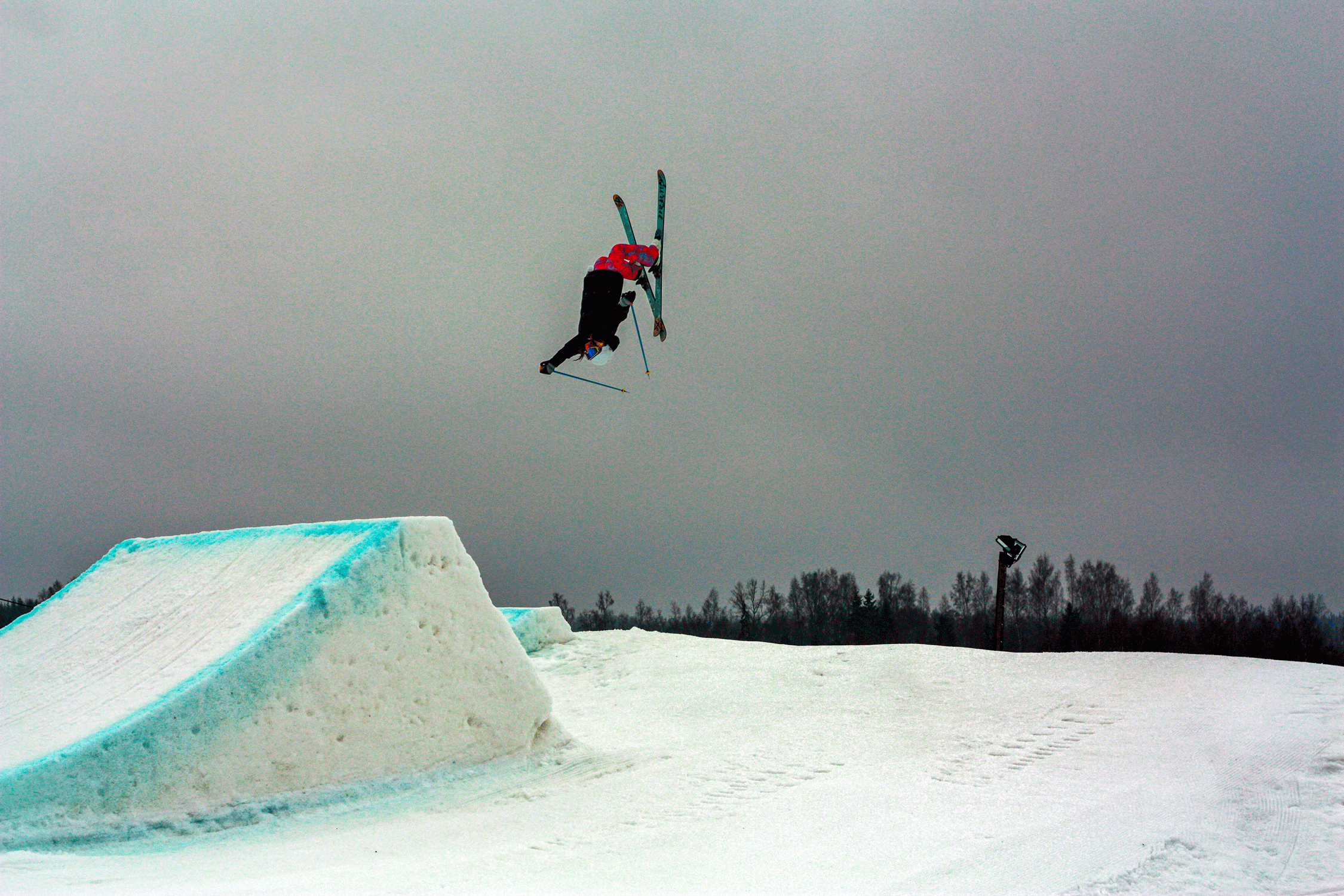 Bad weather, but super skiing :)