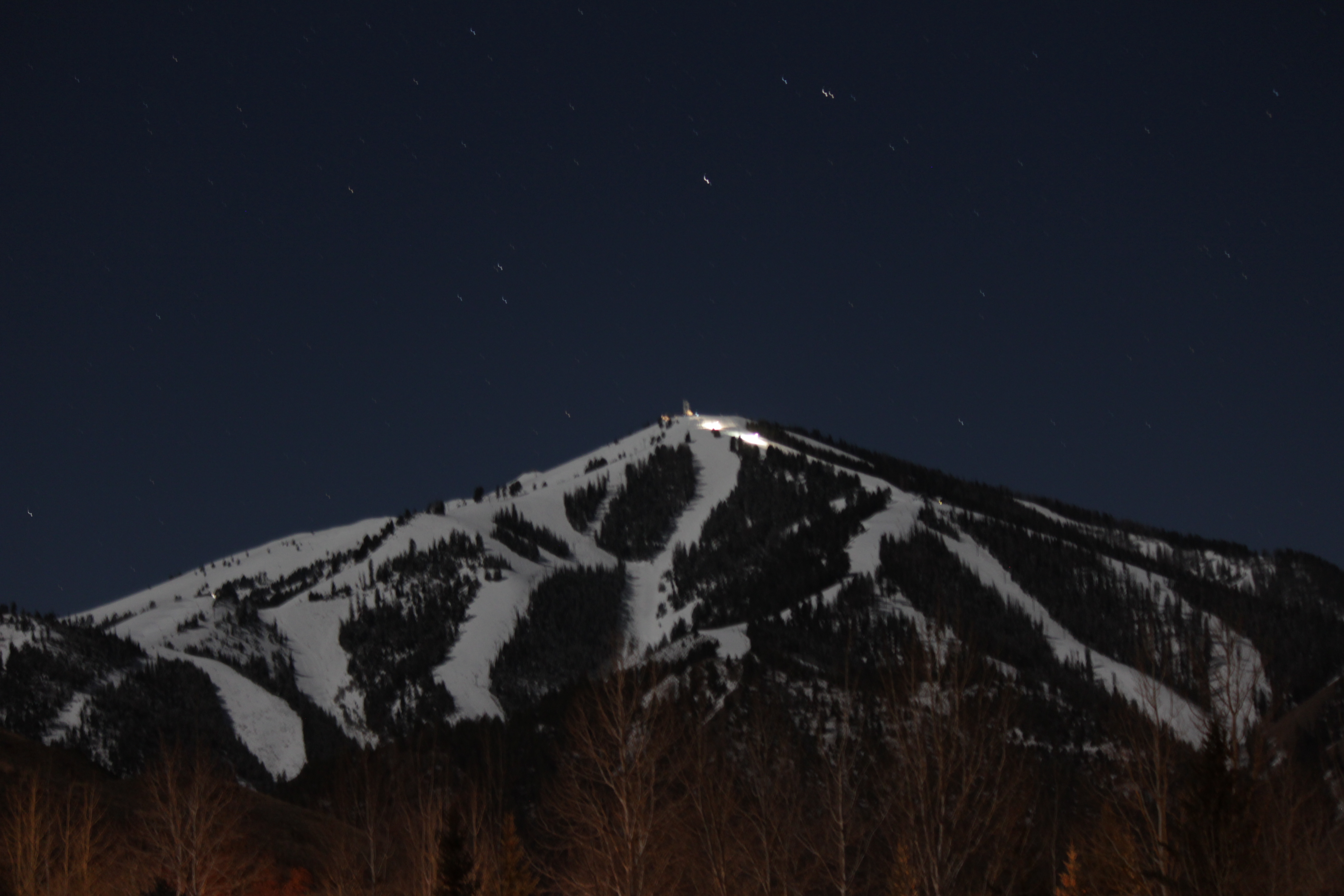 Baldy at night 