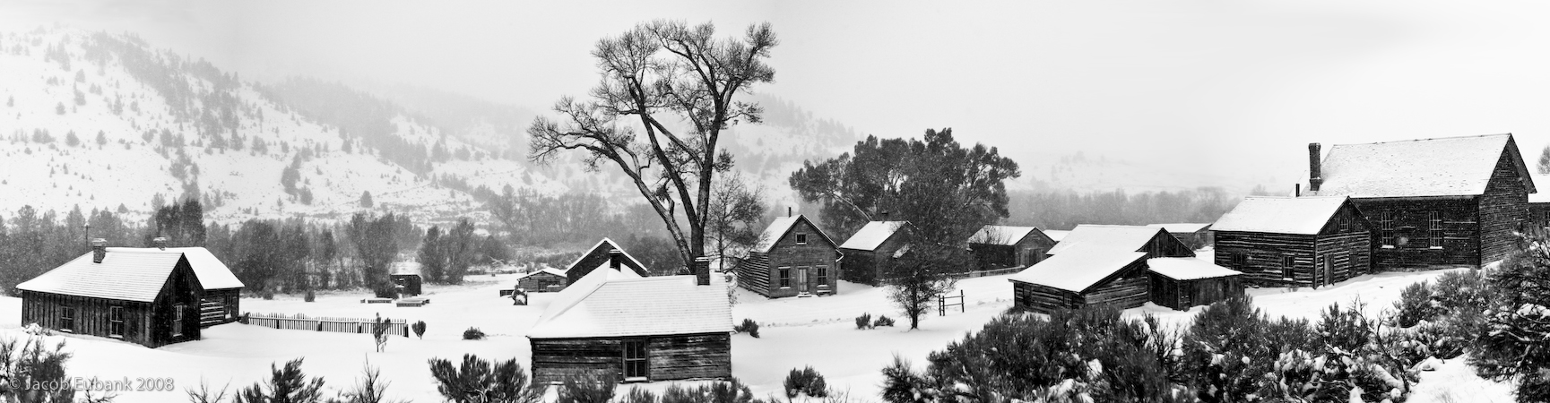 Bannack Ghost Town Panorama