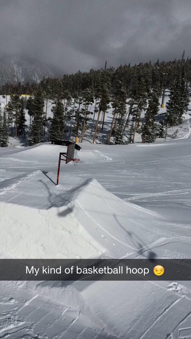 Basketball Ski Style