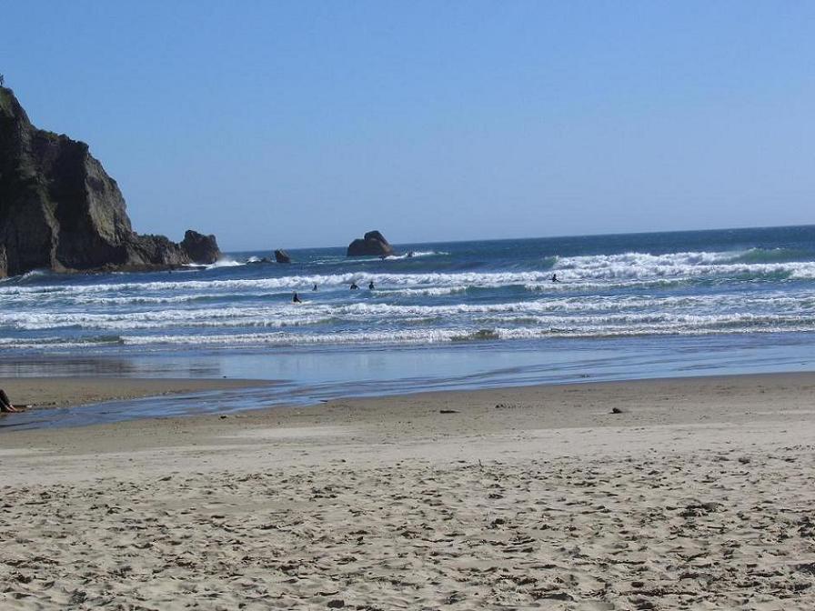 beach where I learned to surf