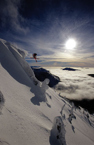 beautiful sunset air to pow