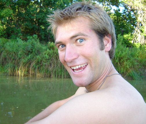 Beer makes Ben look goofy