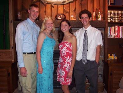 Before homecoming (I'm in the red)