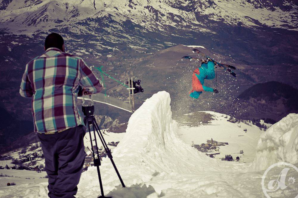 Behind the scenes shot