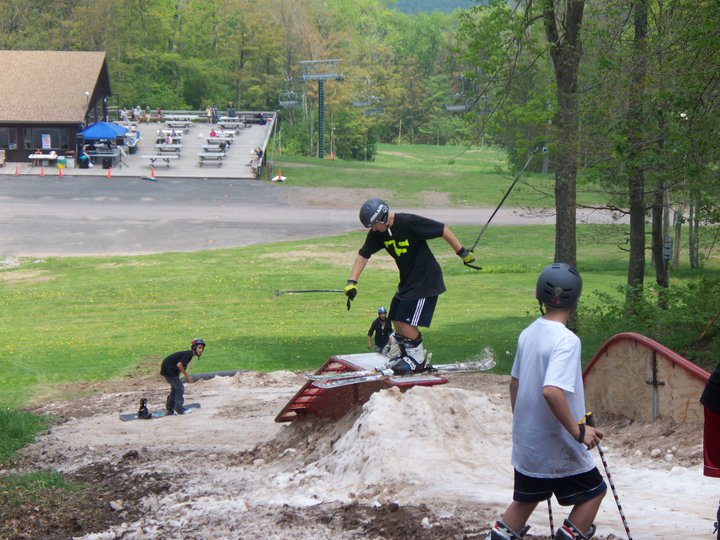 Belleayre rail jam