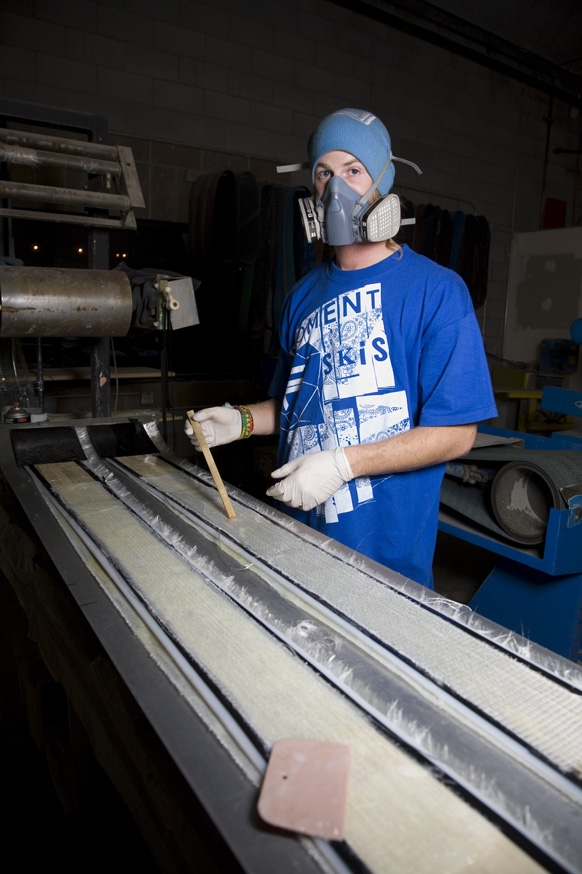 Bibby Making Skis