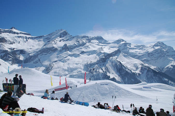 Big air, Swissair project Diablerets! nice day!