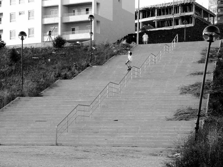 Big BIG BIG rail, (undoable on skis unfortunately)