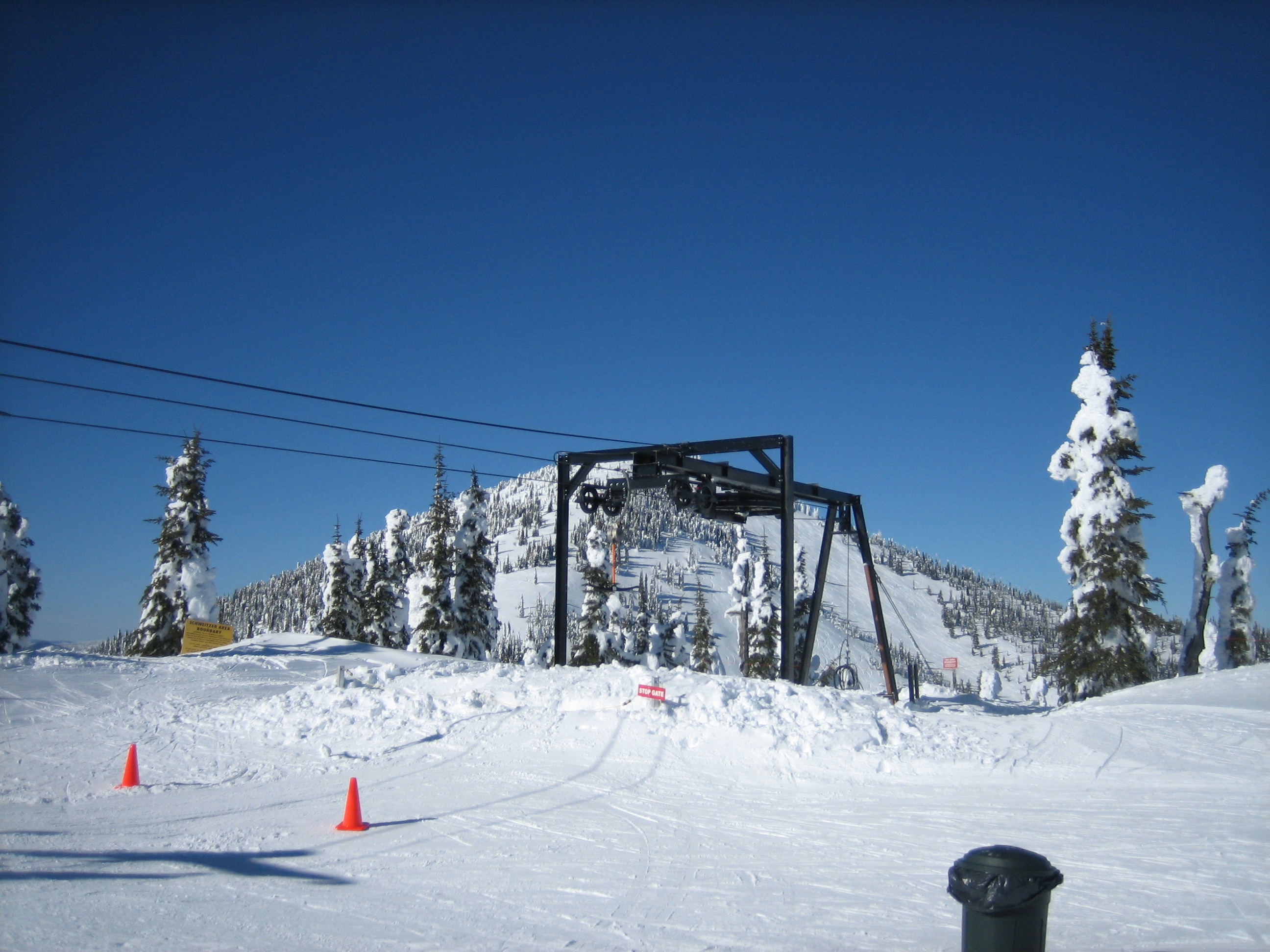 Big Blue and the Top of the Idyl-Our T-Bar