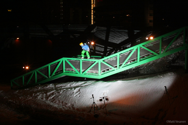 Big green and nasty rail!