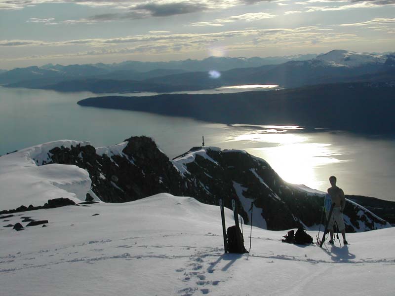 Big m. Summer skiing. U gotta luv it 2