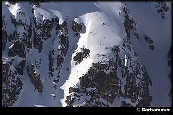 big mountain, little skier