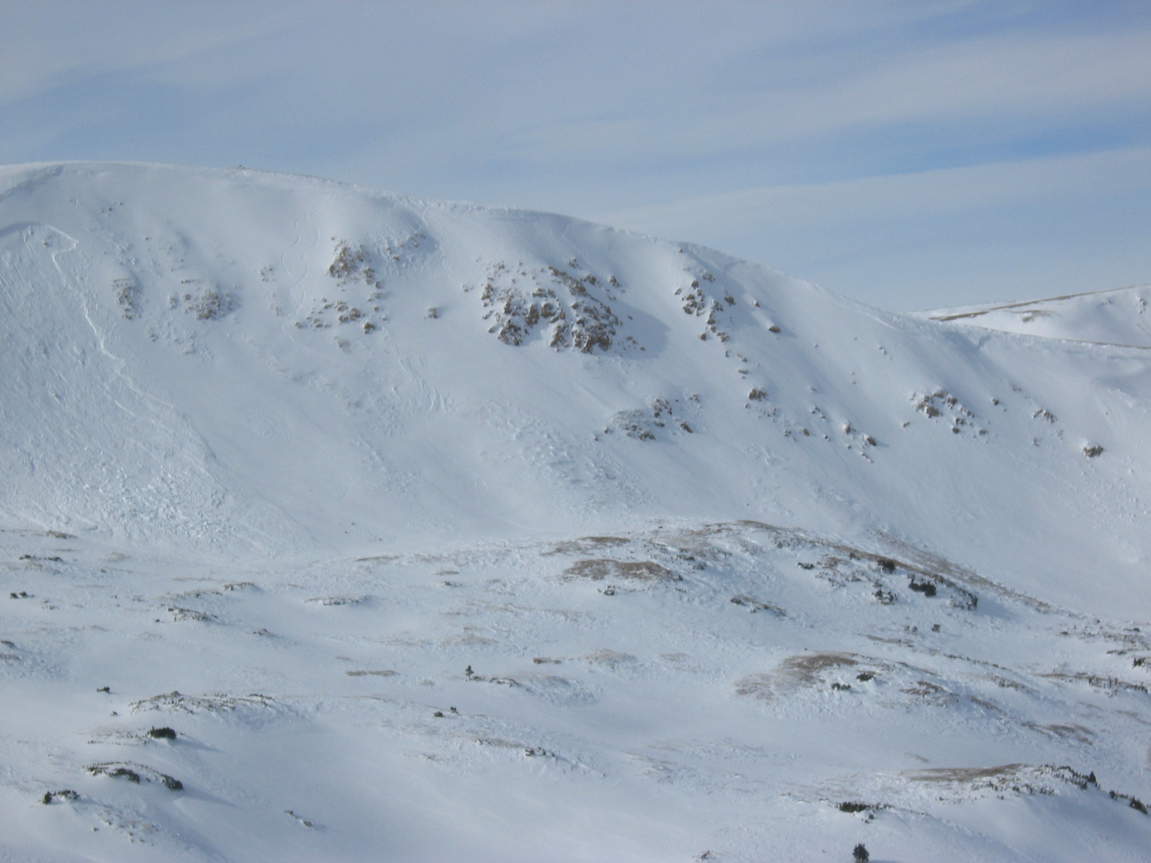 Big slide on Loveland Ridge Jan. 08'