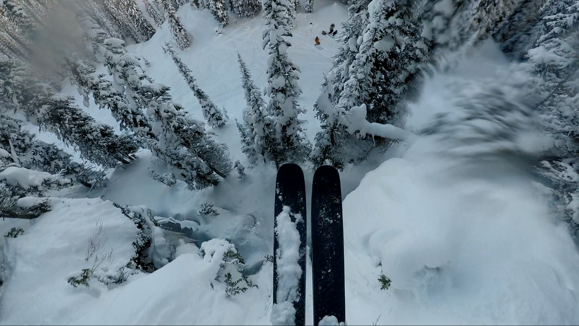 Bit of "Goalpost" Action - Revelstoke