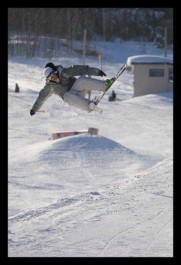 Bizarre grab on small hit