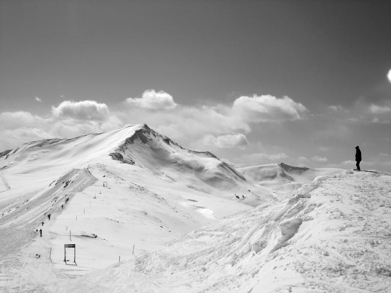 black and white of copper
