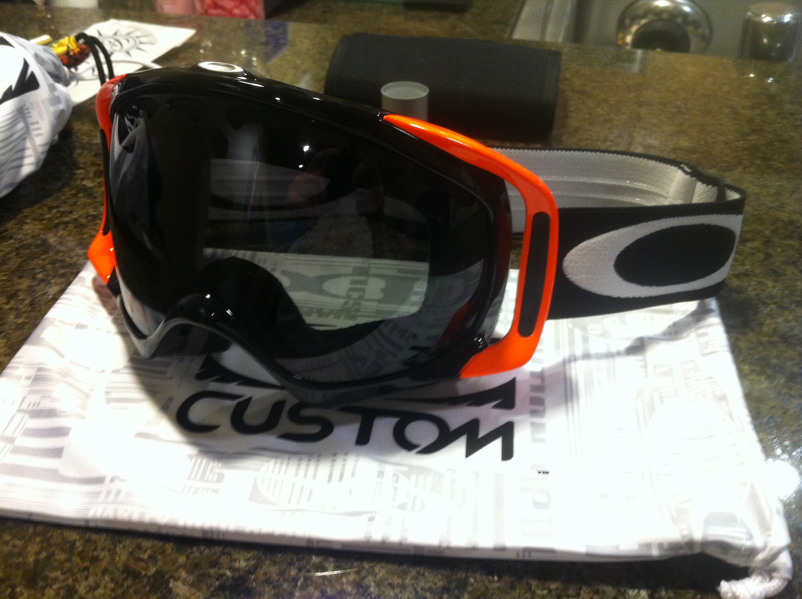 Black/orange crowbar polar