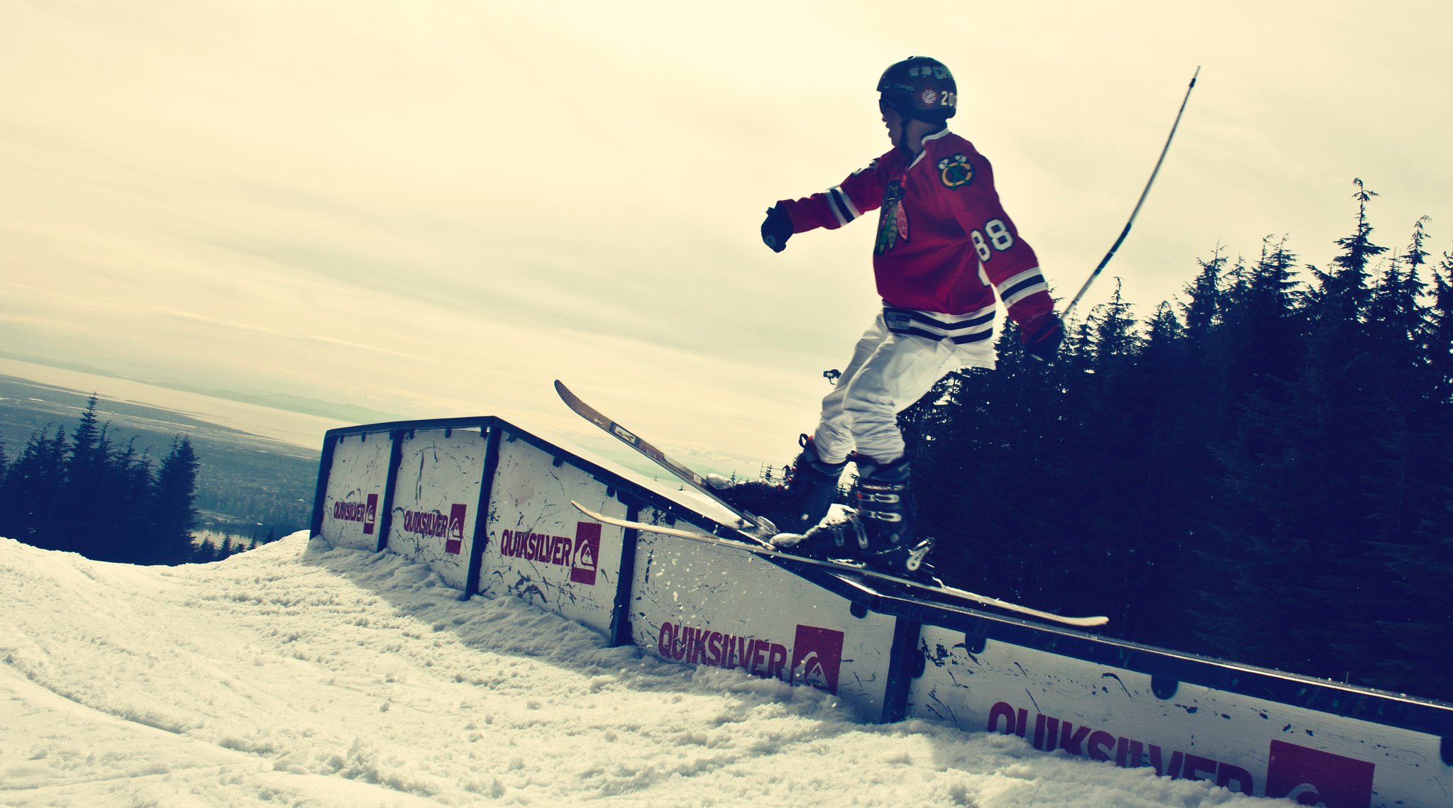 Blackhawks in vancouver