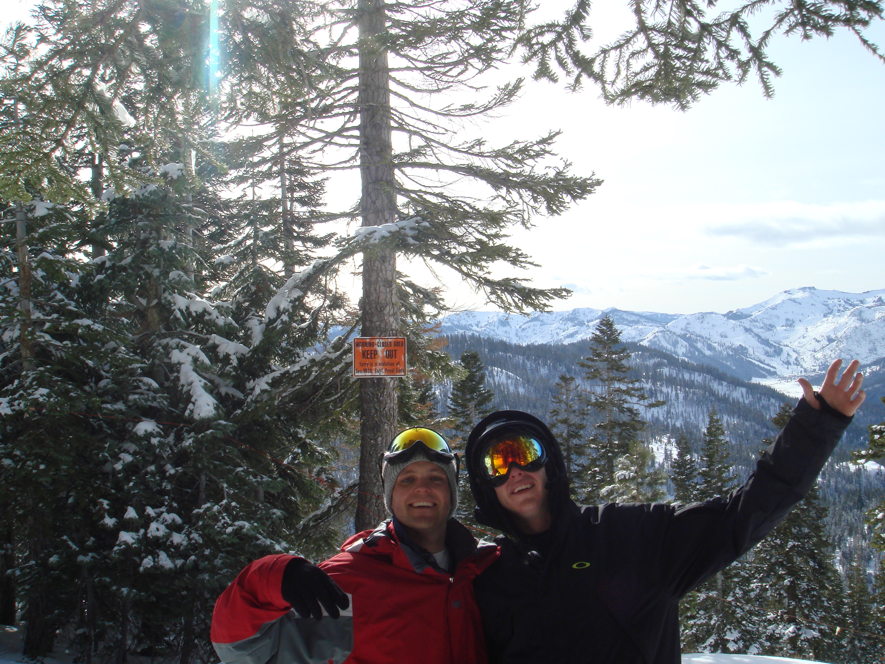 Blair and Mike Backside of Northstar