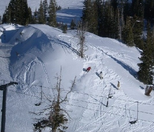 Blake about to take off