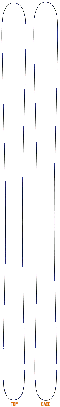 Blank skis, make your own design