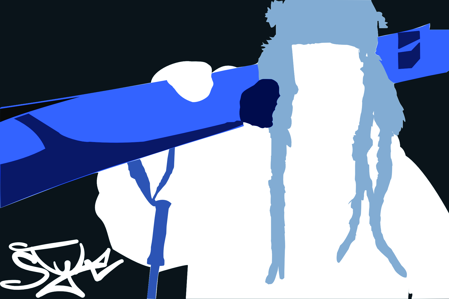 blue color scheme for HENNY