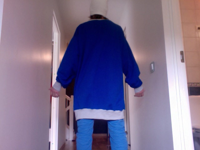 Blue - Grey - Crew Back