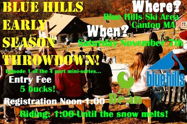 Blue Hills Rail Jam Nov. 7  in Mass
