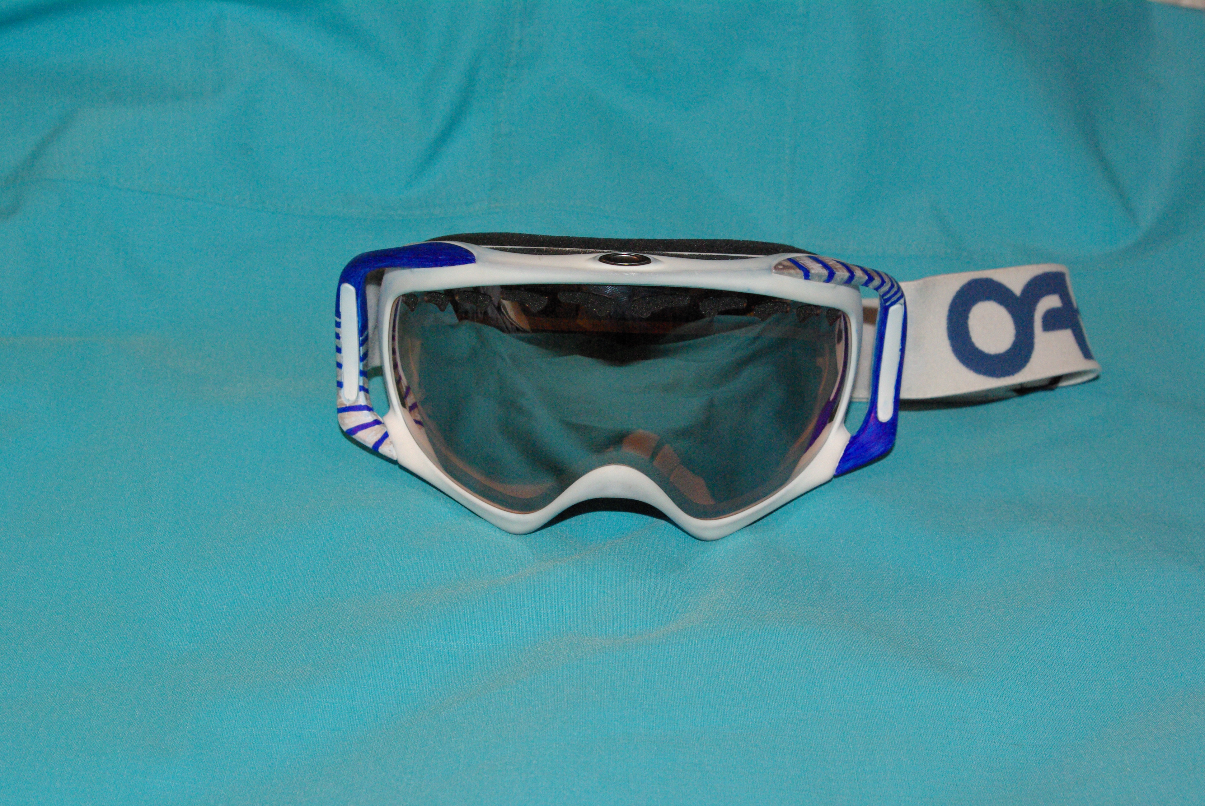 Blue retro's w/ custom outriggers.