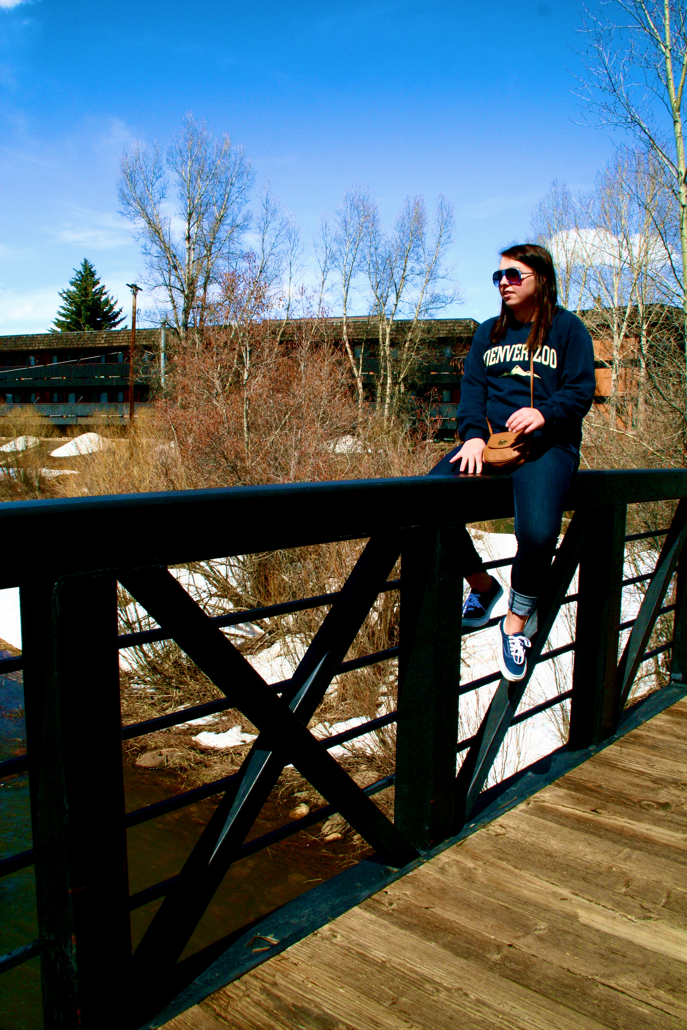 Bluebird skies and sunshine