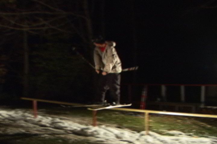 blurry steeze on new rail