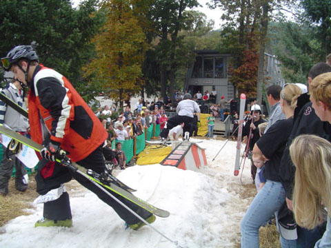 boardslide at rail jam