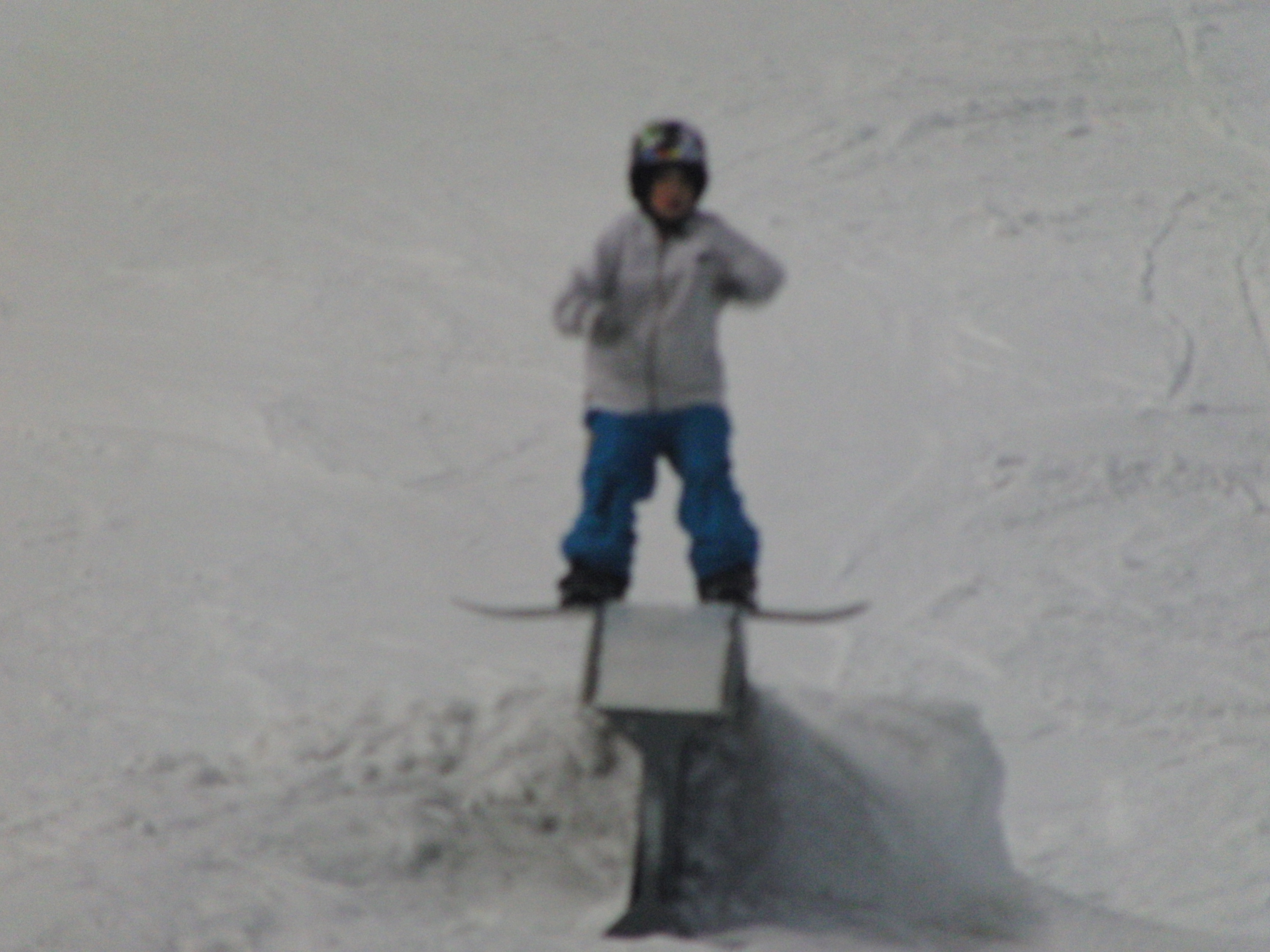 Boardslide on the rainbow rail 10th July