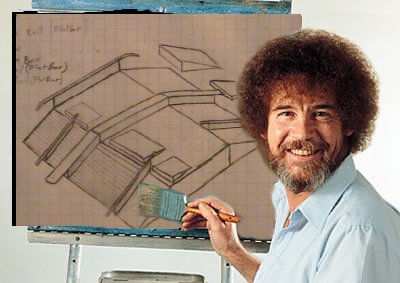 Bob Ross paints a happy park feature