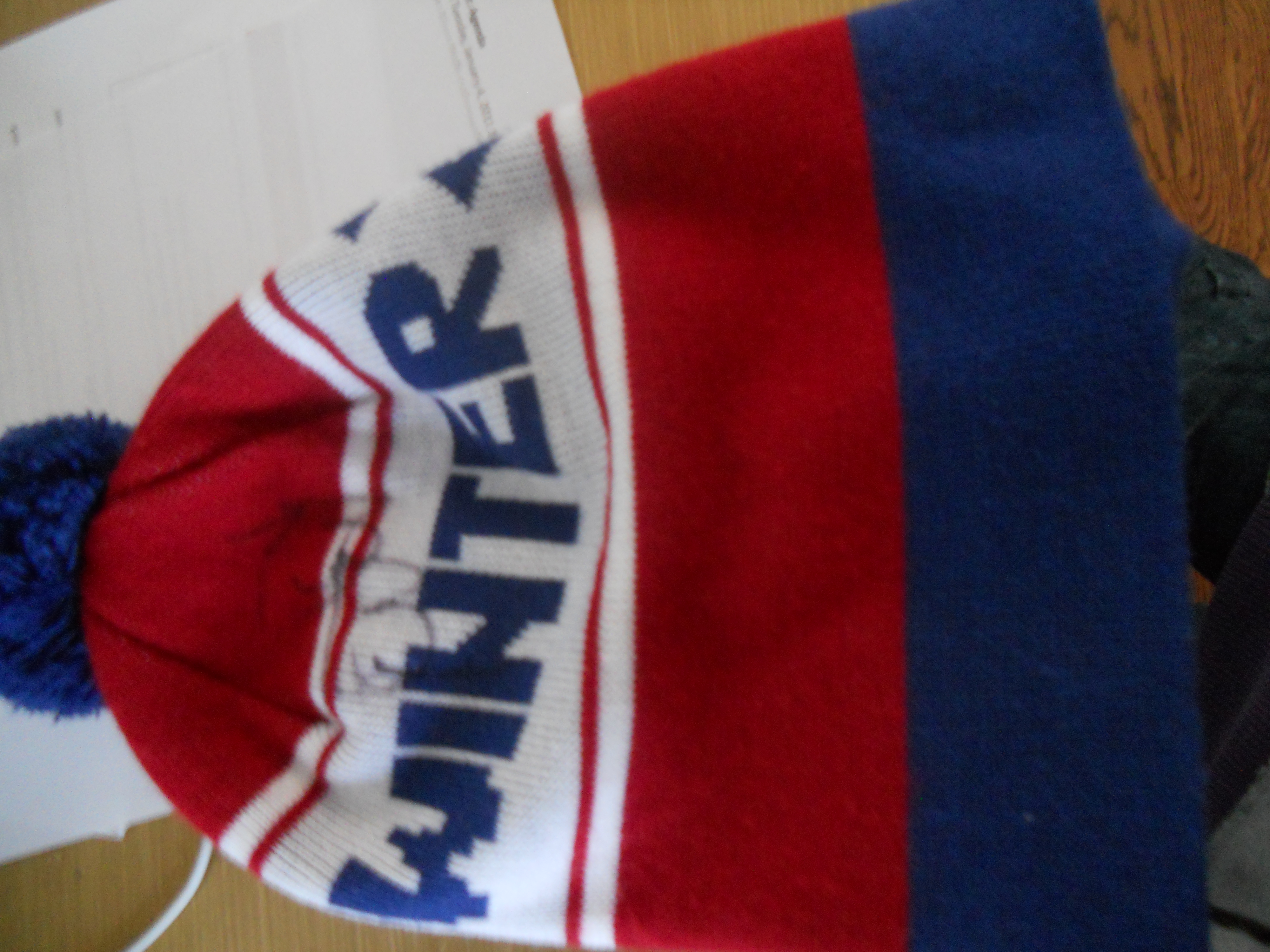 Bobby brown signed xgame hat