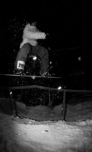 Bogus Basin Rail Jam