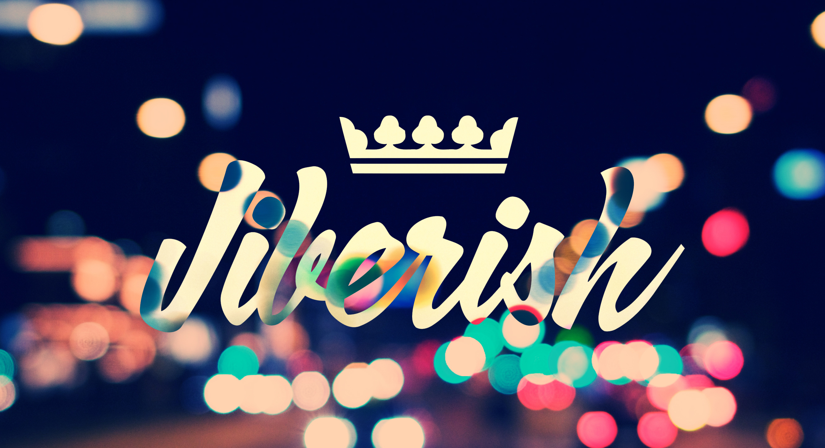 Bokeh Jiberish Wallpaper