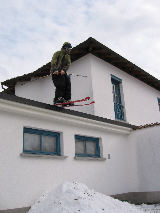 bombdrop down the garage