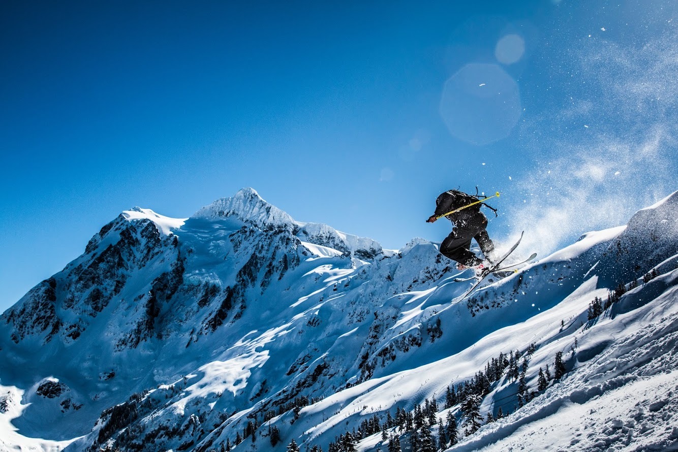 Boosting at Baker with Mt. Shuksan