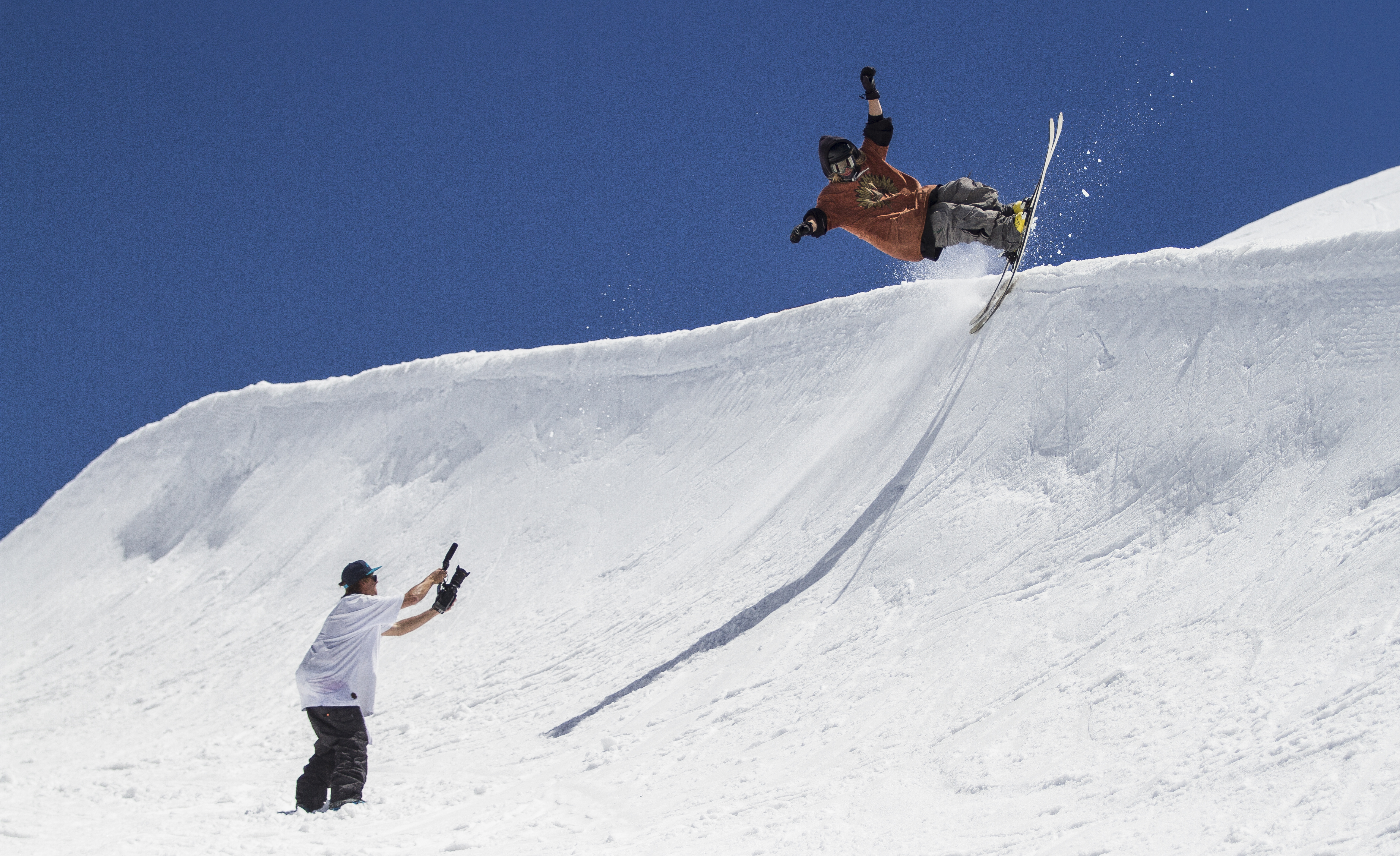 Borja and Kevin filming