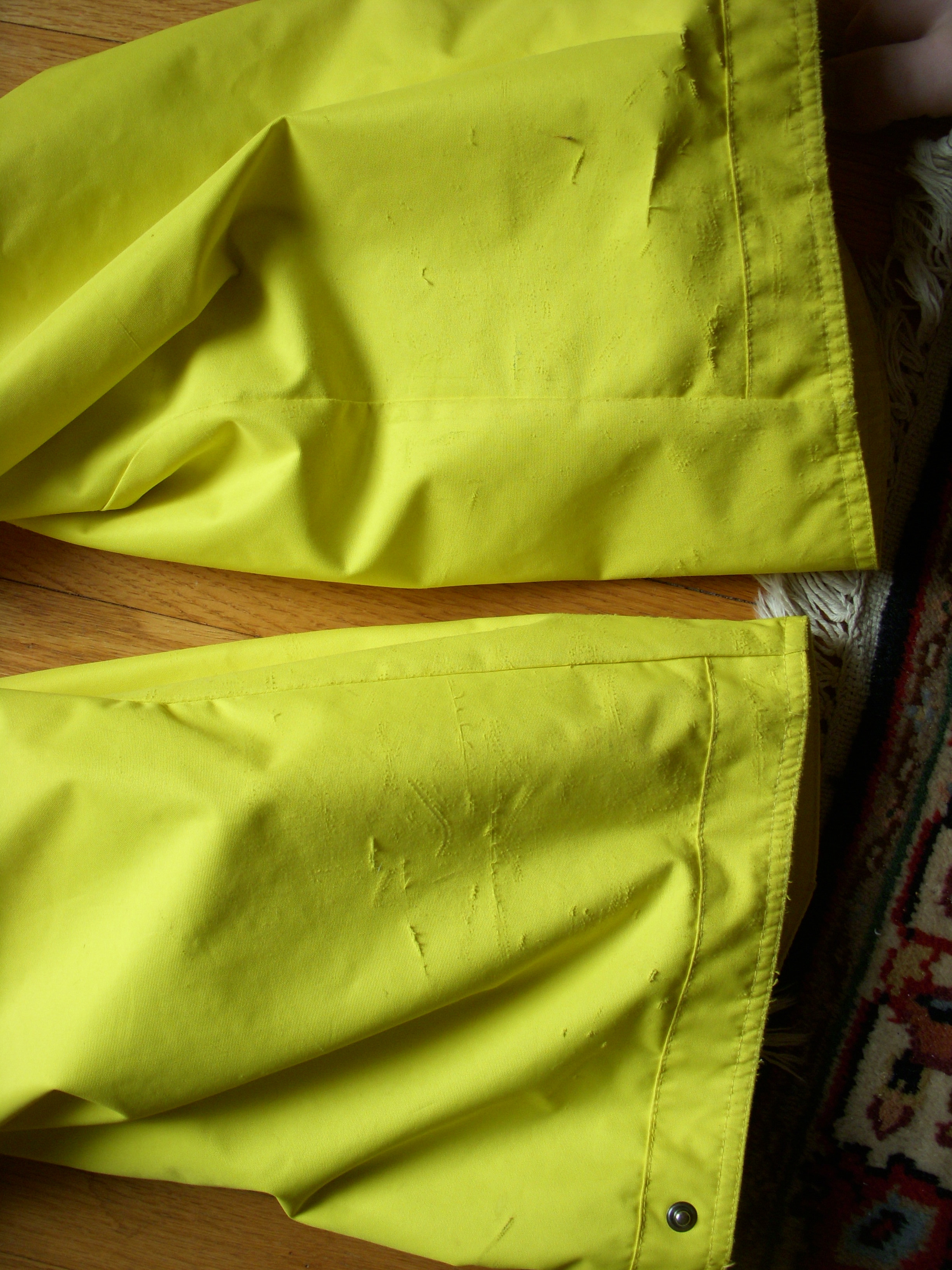 Both hems, in great condition