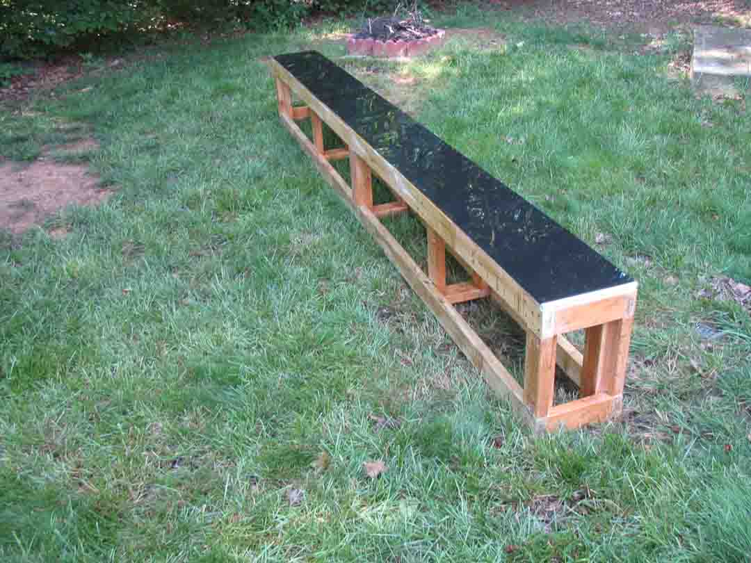 Box I built for summer set up