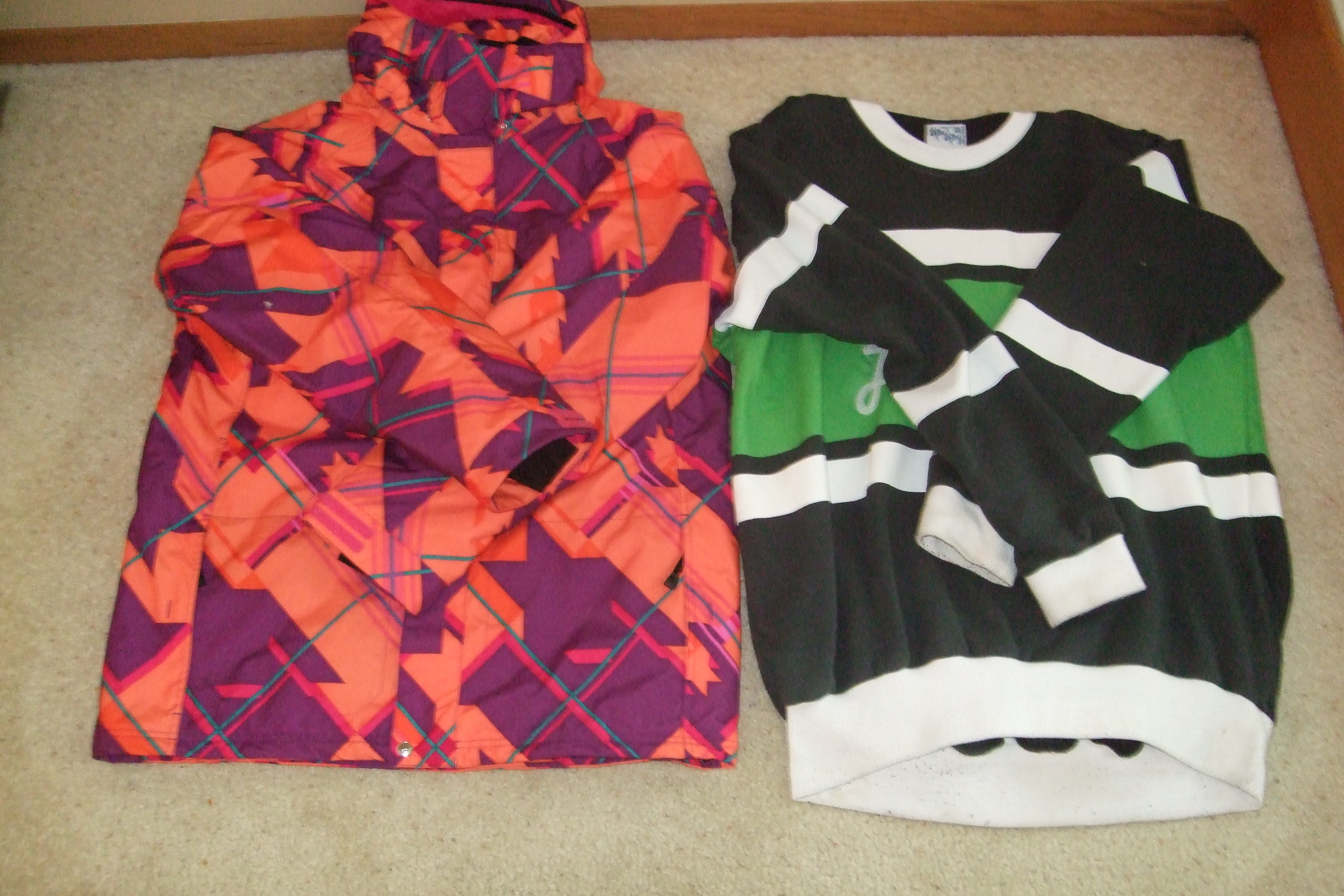 Bradford jacket xl / jiberish-level 1 crewneck xxl