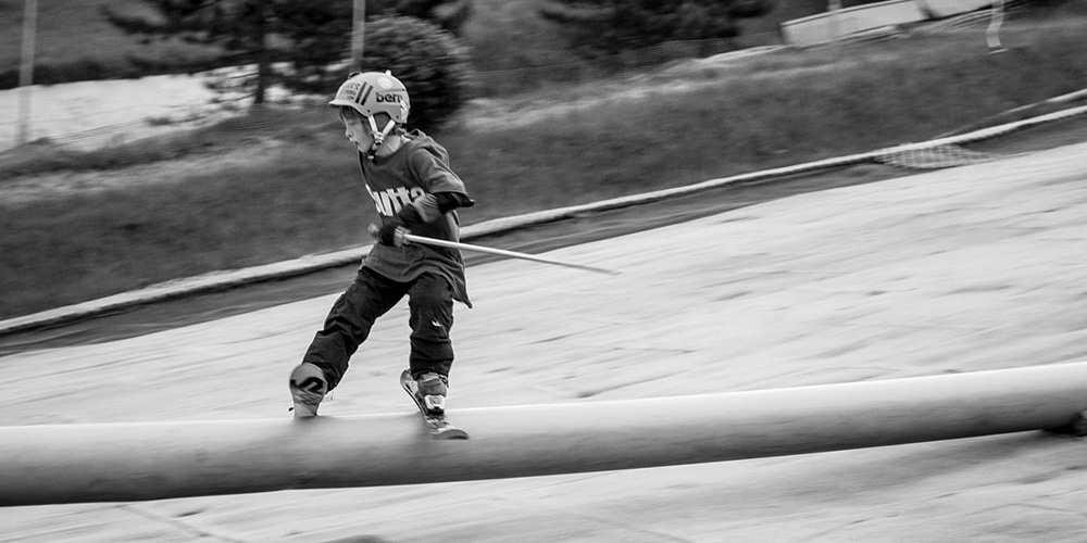 Bradley Fry 9 year old Skier from Nottingham