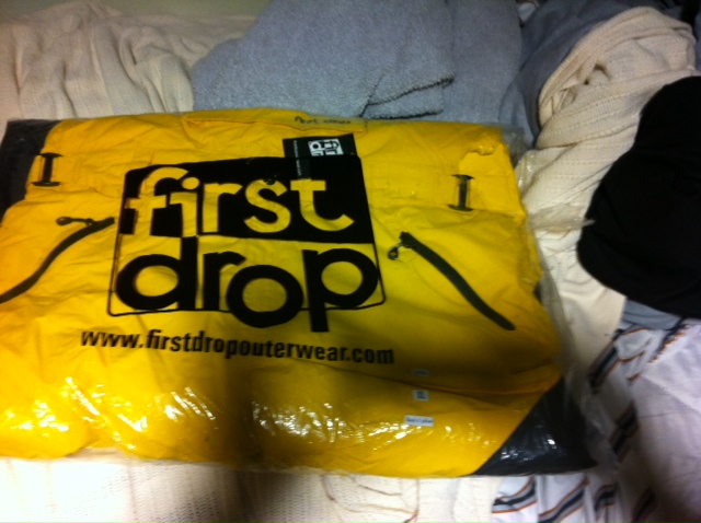 Brand new XL first drop black and yellow pants still in plastic