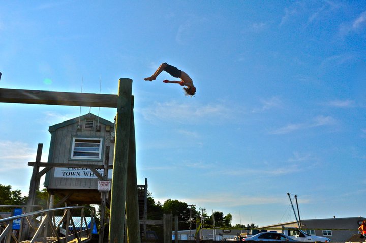 bridge jumping