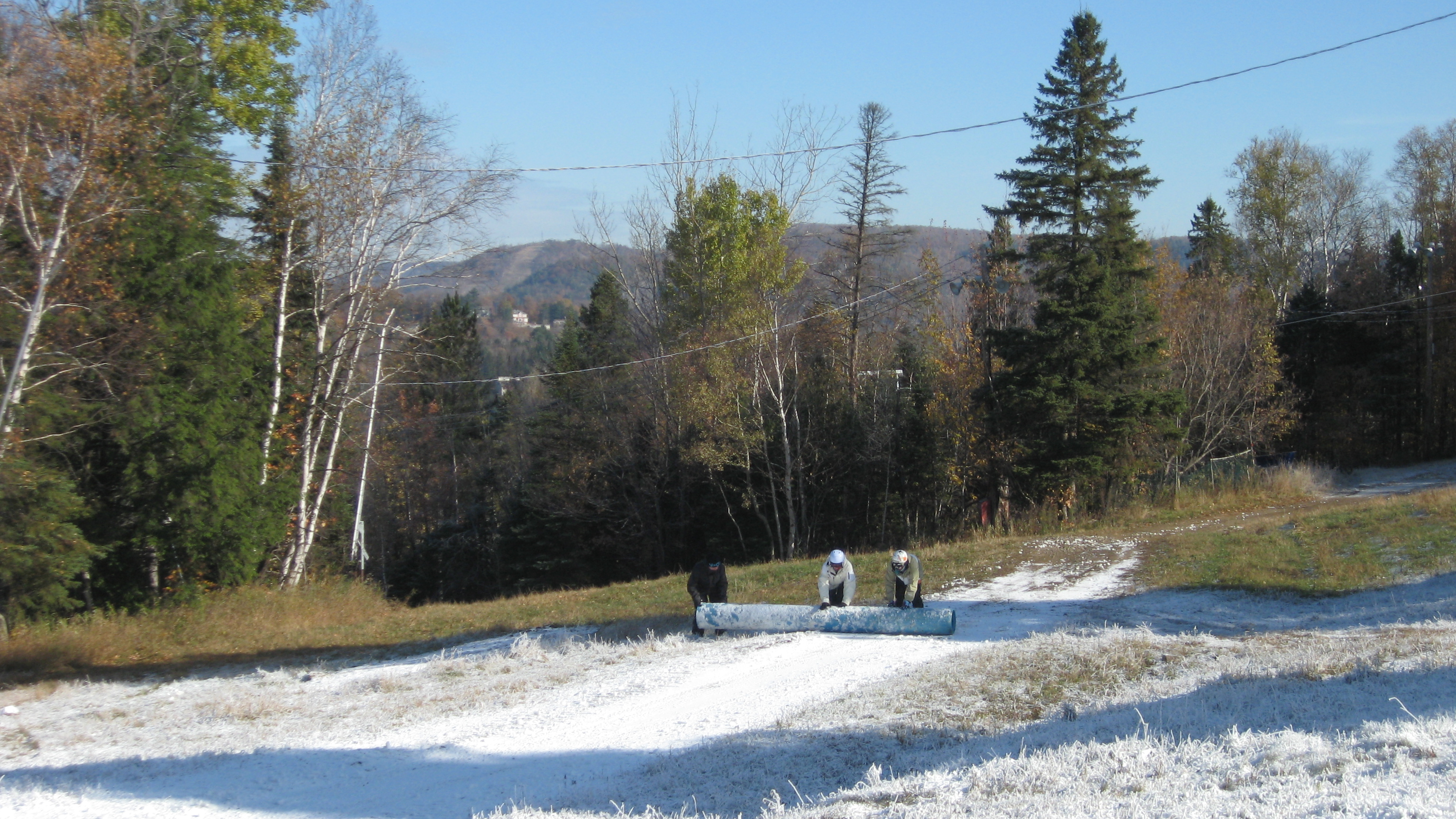 Bring jib from summer to winter